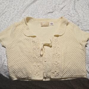Guinevere Cream Knit Cardigan